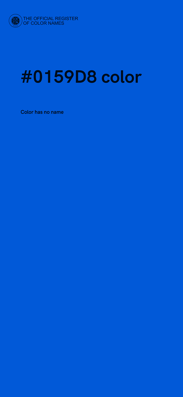 #0159D8 color image