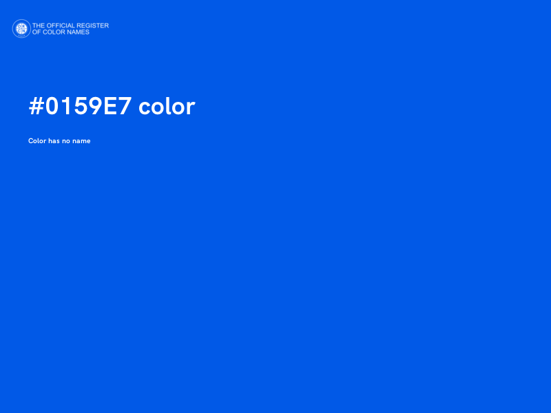 #0159E7 color image