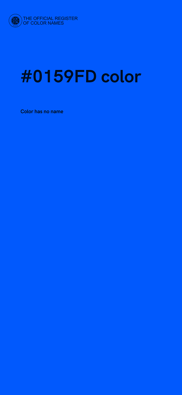 #0159FD color image