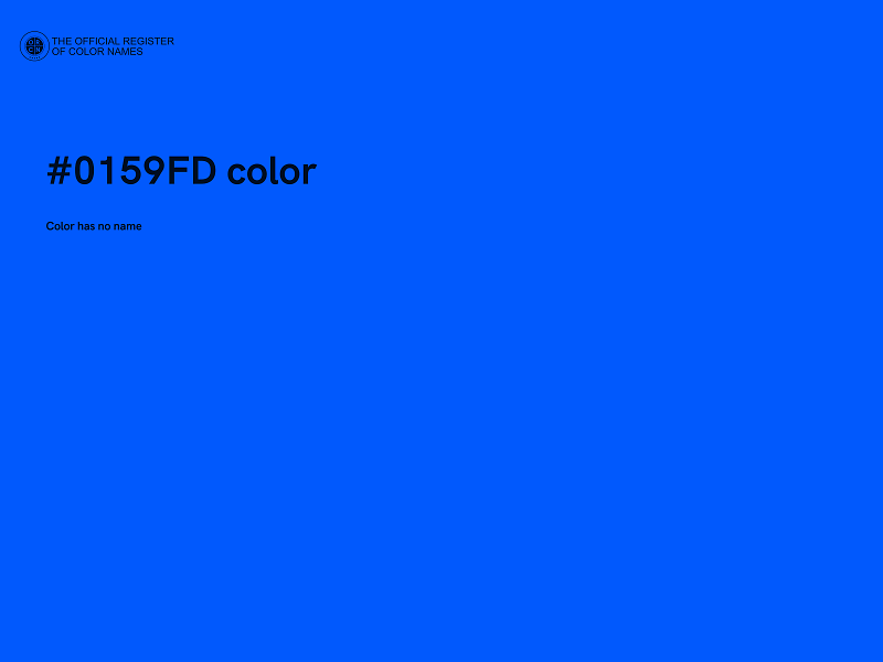 #0159FD color image