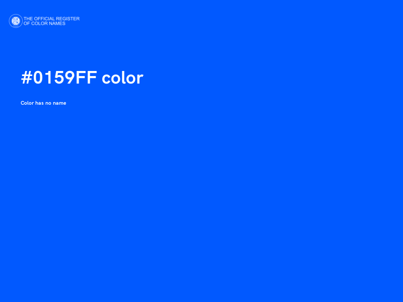 #0159FF color image