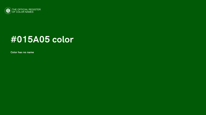 #015A05 color image
