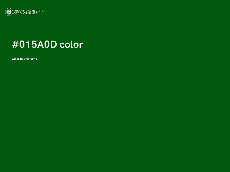 #015A0D color image