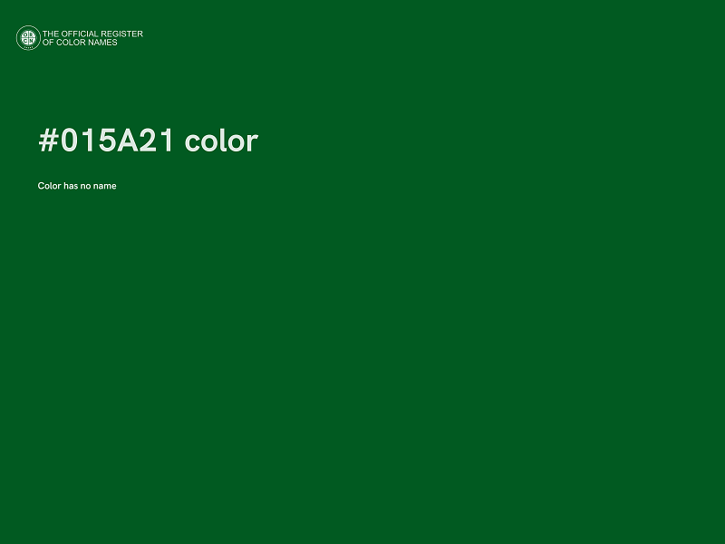 #015A21 color image