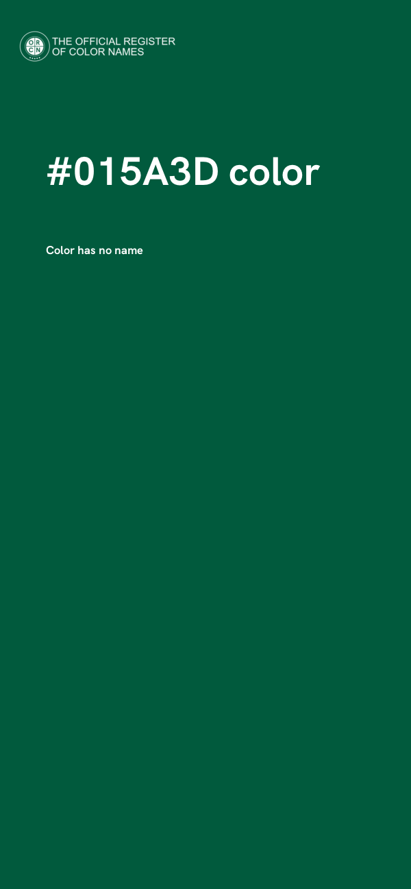 #015A3D color image
