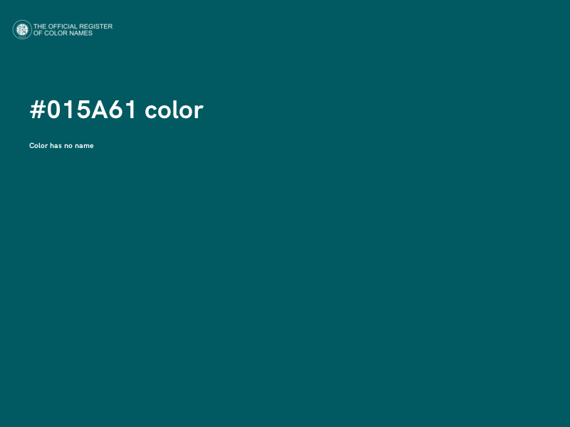 #015A61 color image