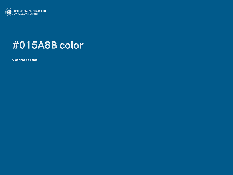 #015A8B color image