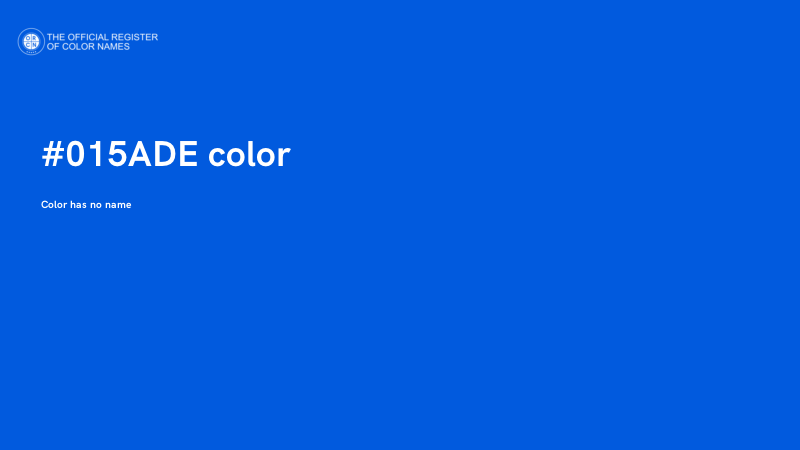 #015ADE color image