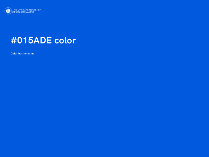 #015ADE color image