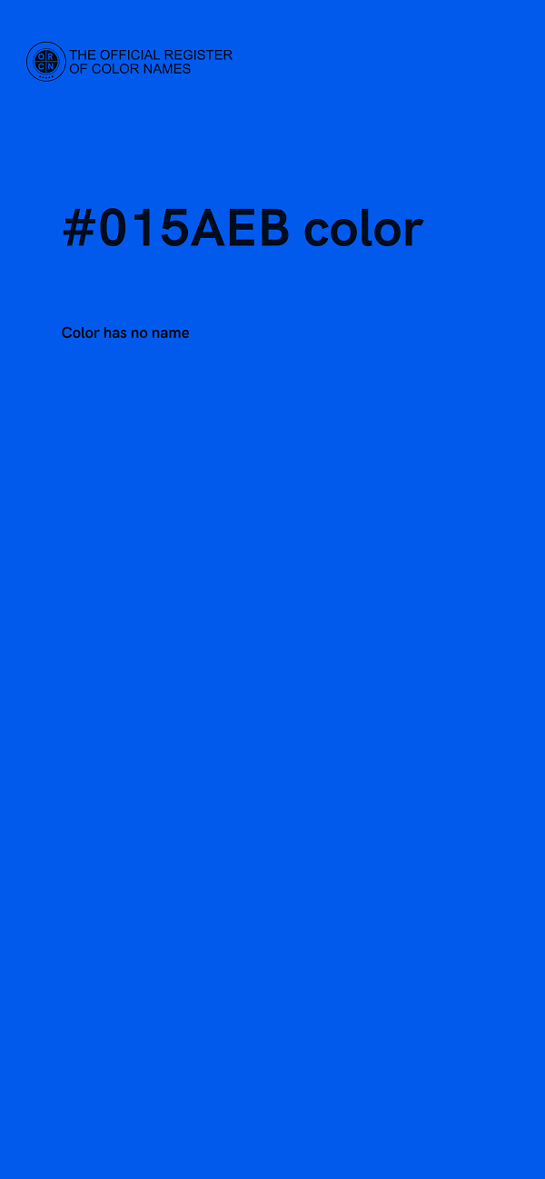 #015AEB color image