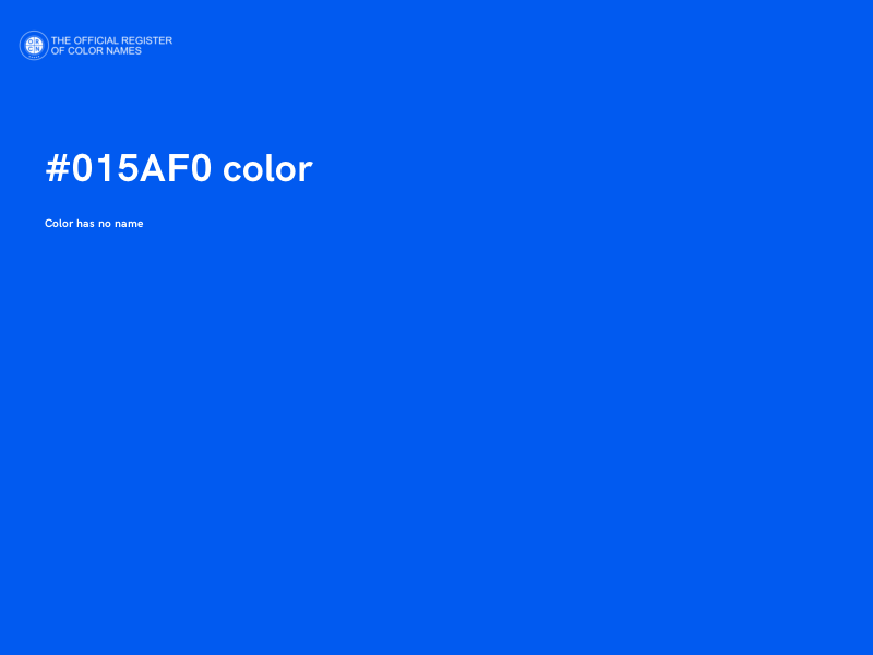 #015AF0 color image