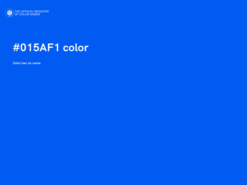 #015AF1 color image