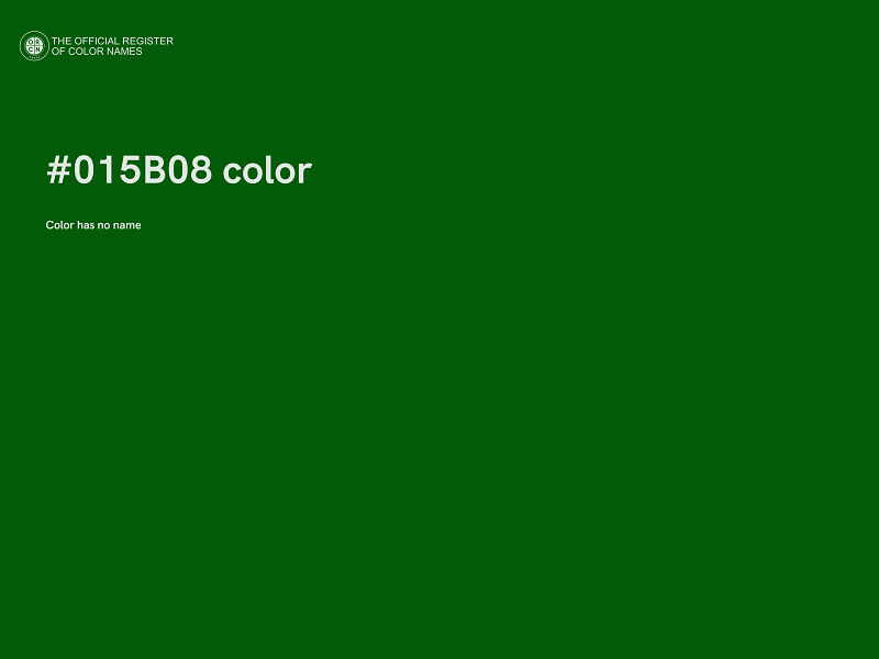 #015B08 color image