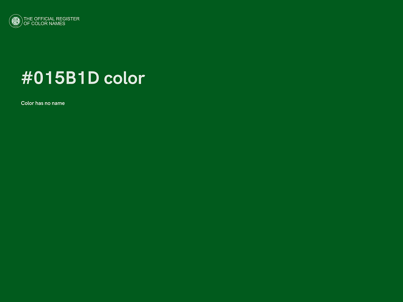 #015B1D color image