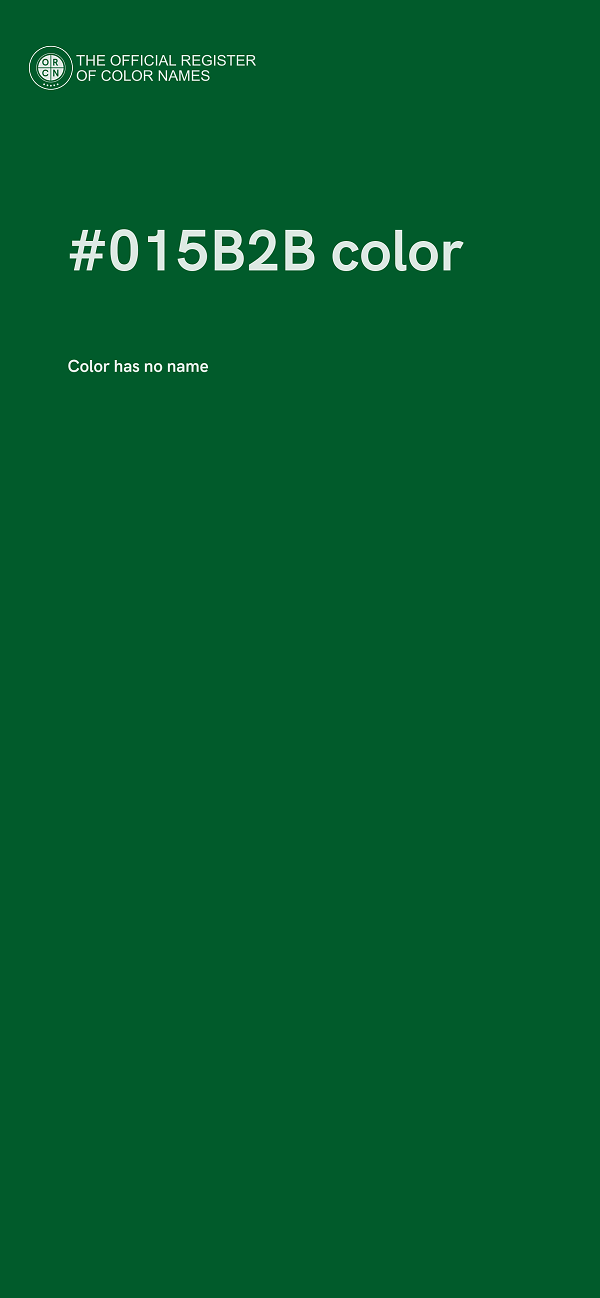 #015B2B color image