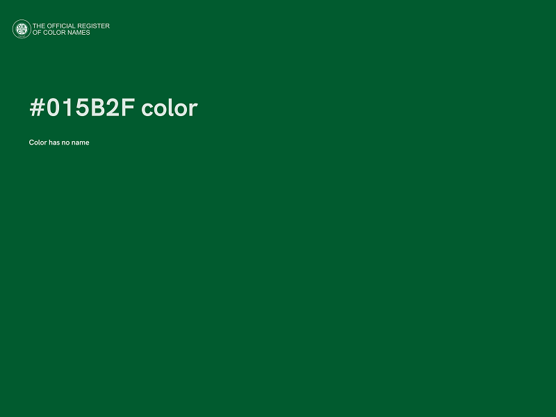 #015B2F color image