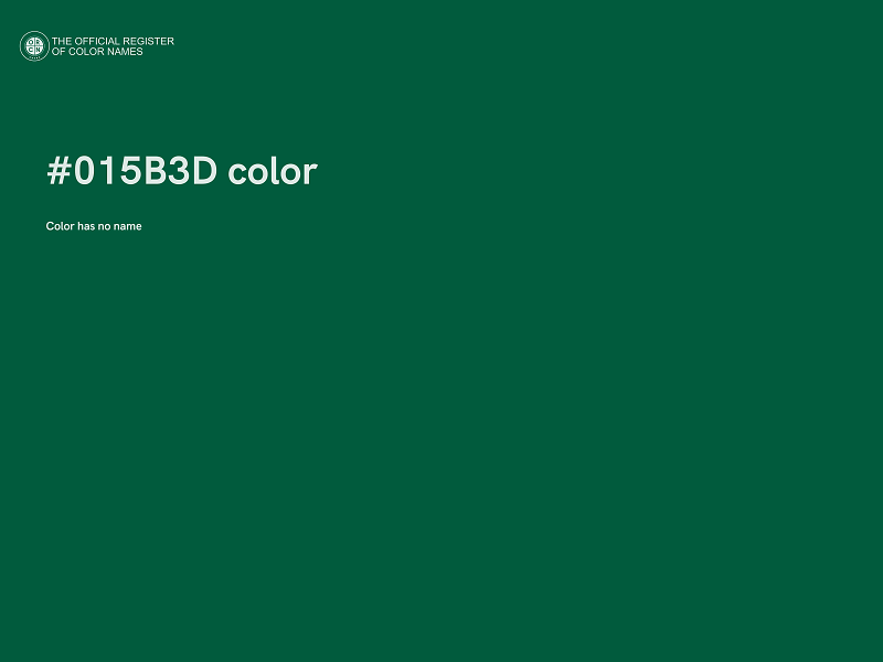 #015B3D color image