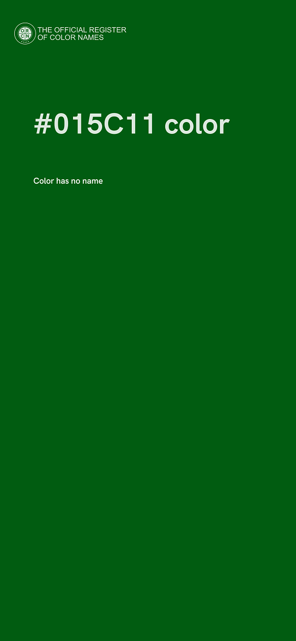 #015C11 color image