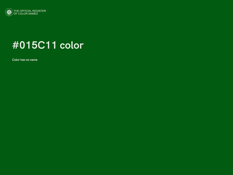 #015C11 color image