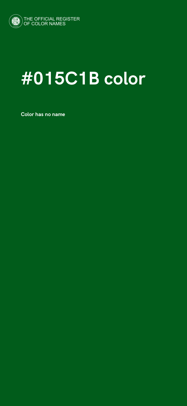 #015C1B color image