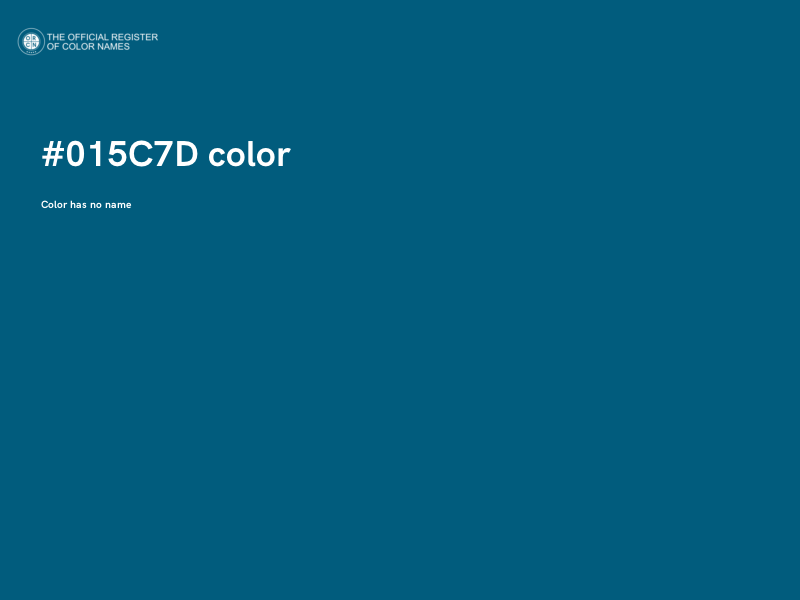 #015C7D color image