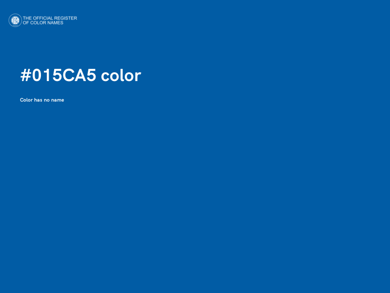 #015CA5 color image