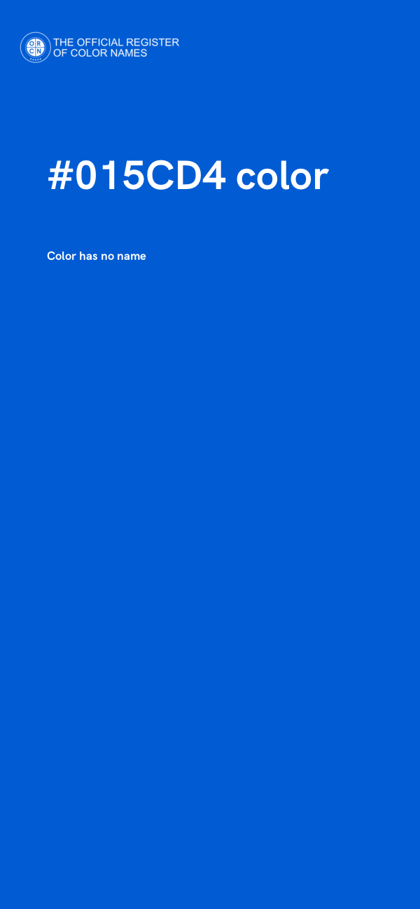 #015CD4 color image
