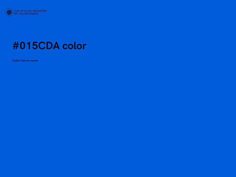 #015CDA color image