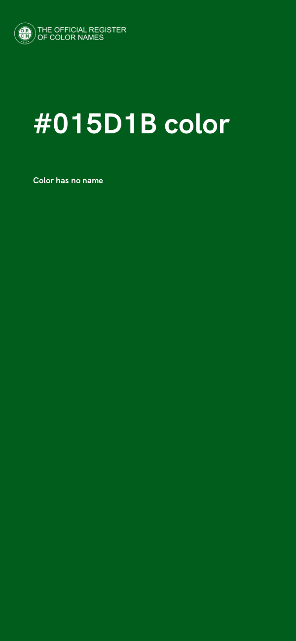 #015D1B color image