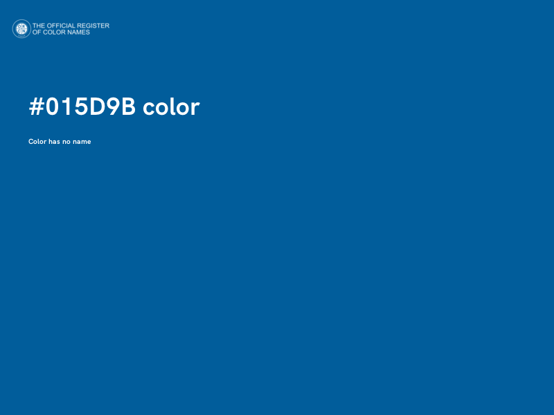 #015D9B color image