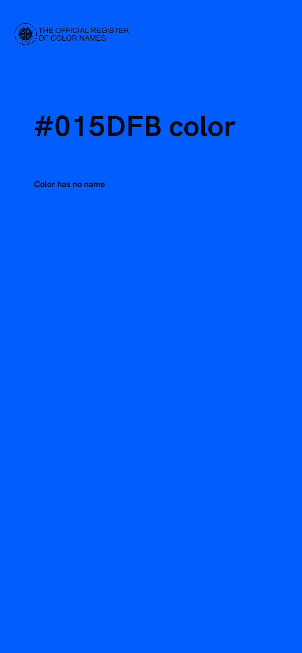 #015DFB color image