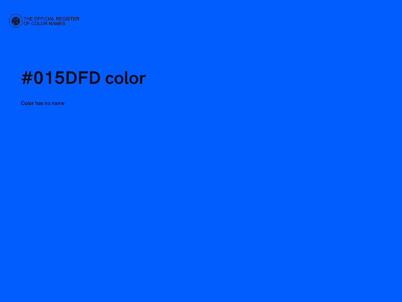 #015DFD color image