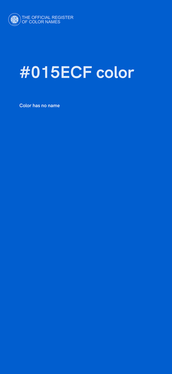 #015ECF color image