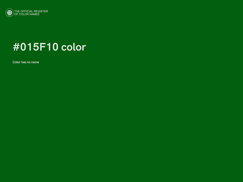 #015F10 color image