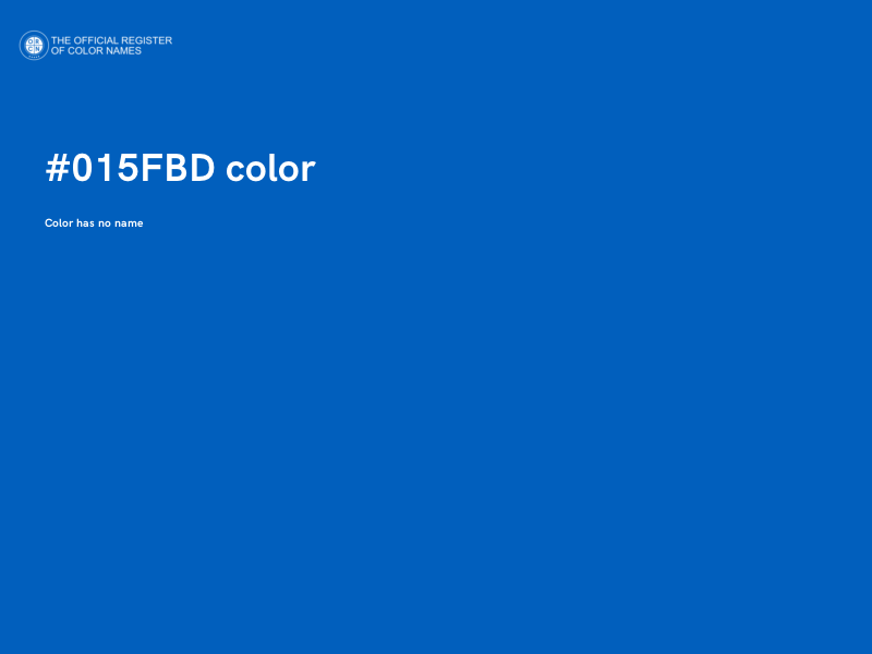#015FBD color image