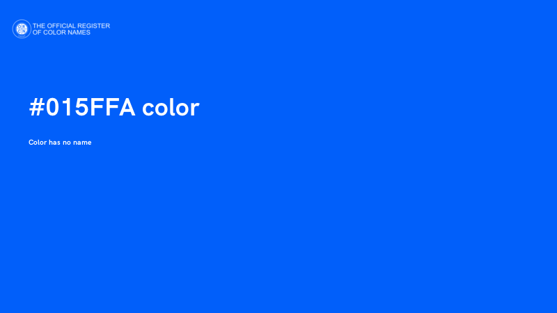 #015FFA color image