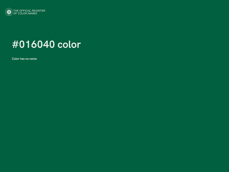 #016040 color image