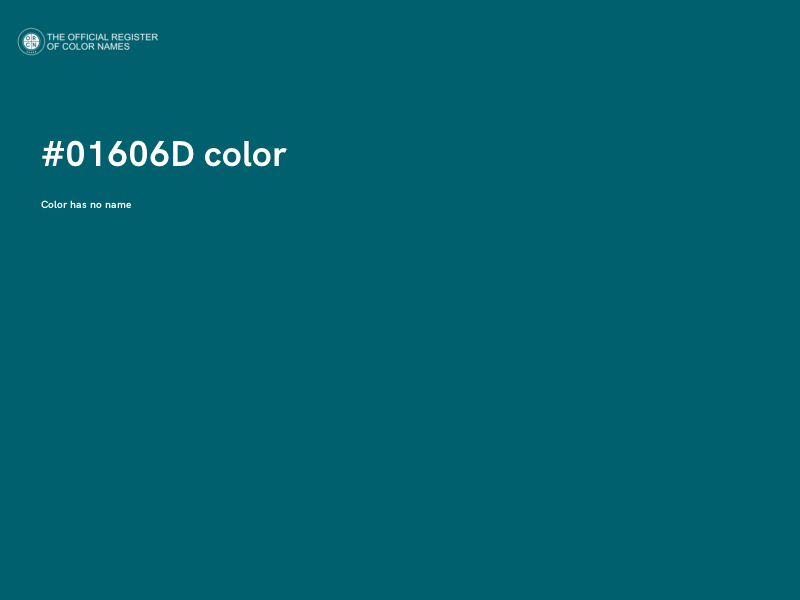 #01606D color image