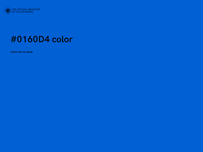 #0160D4 color image