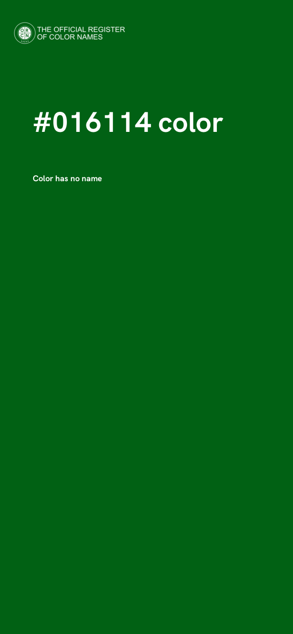 #016114 color image