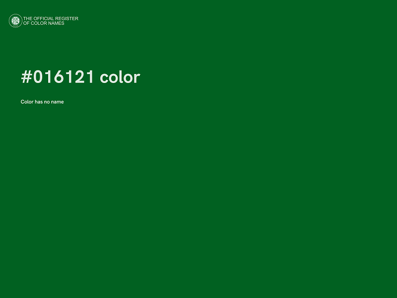 #016121 color image