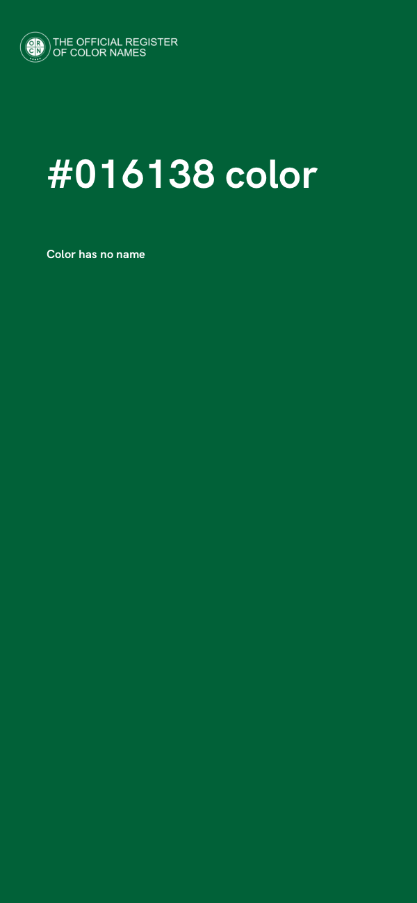 #016138 color image