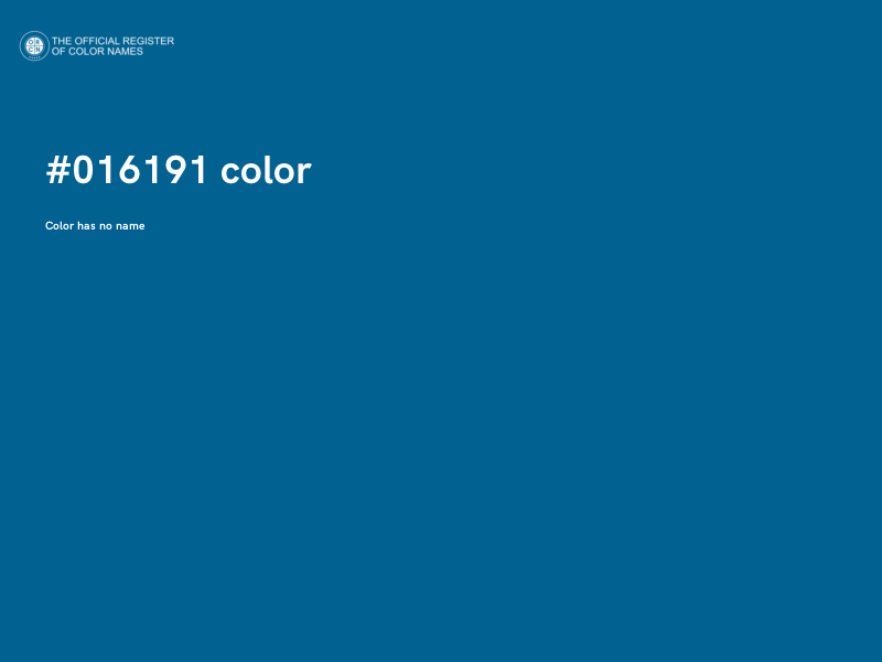 #016191 color image
