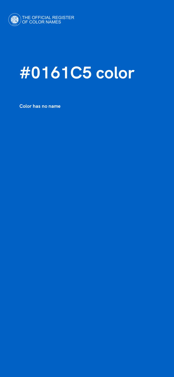 #0161C5 color image