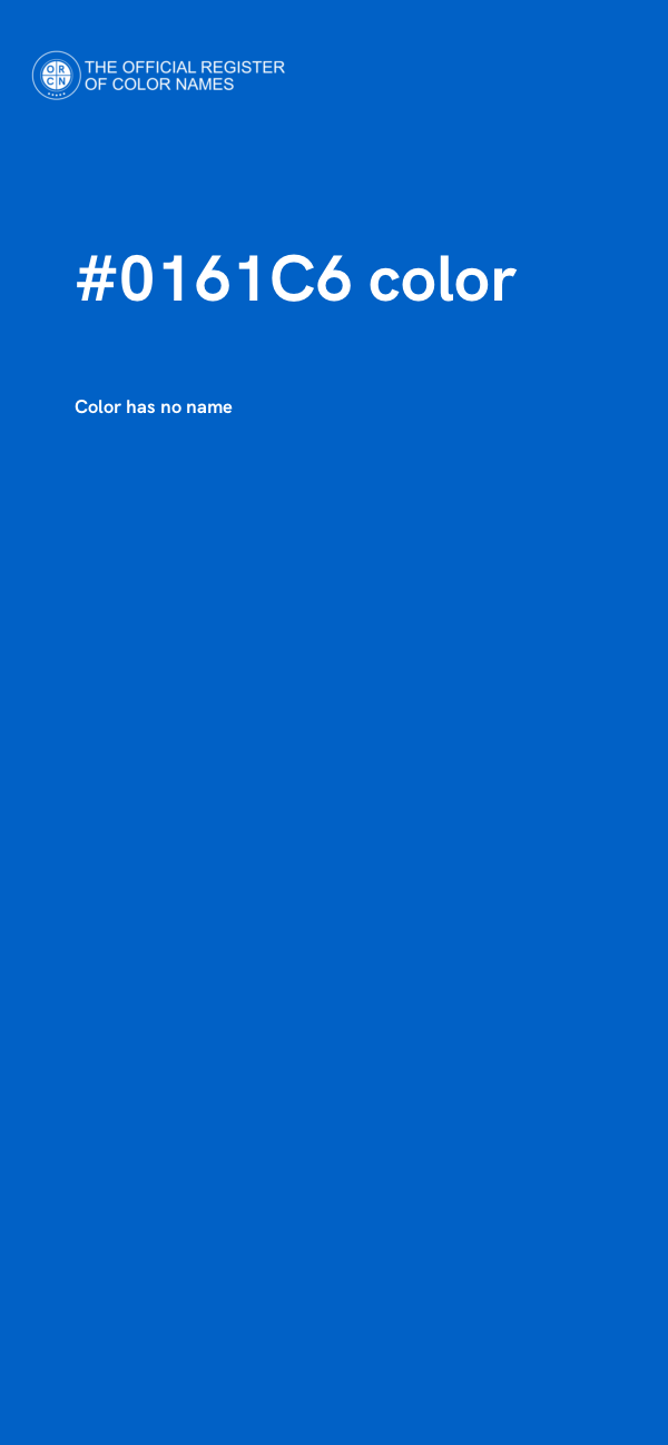 #0161C6 color image