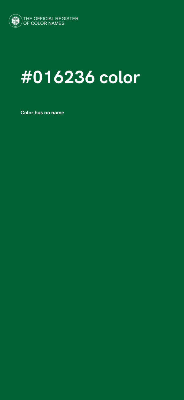 #016236 color image