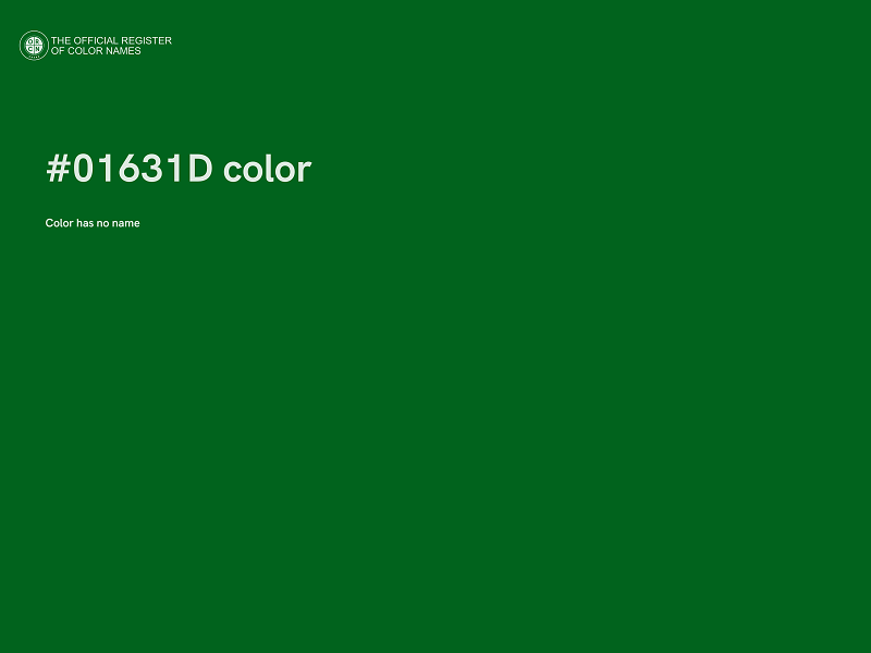 #01631D color image