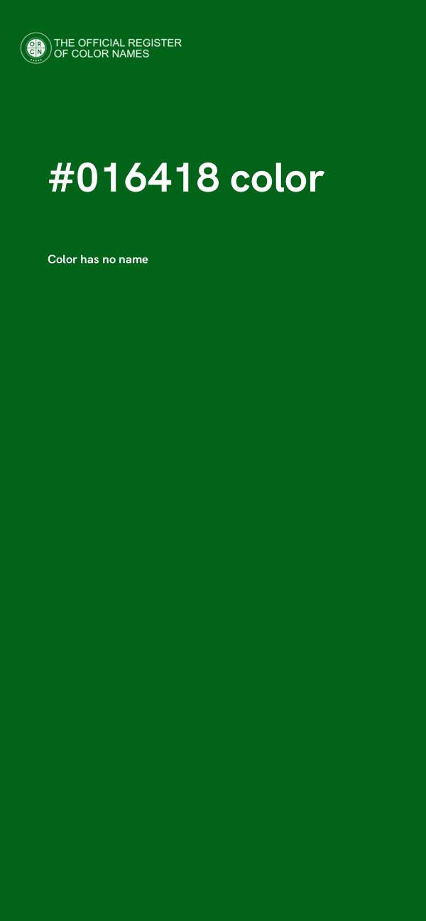 #016418 color image