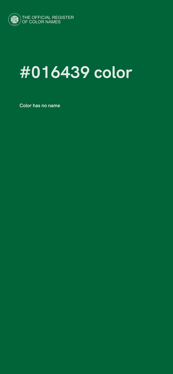 #016439 color image