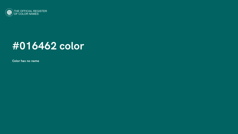 #016462 color image